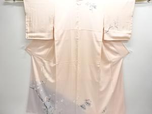 未使用品　枝花に鳥模様訪問着